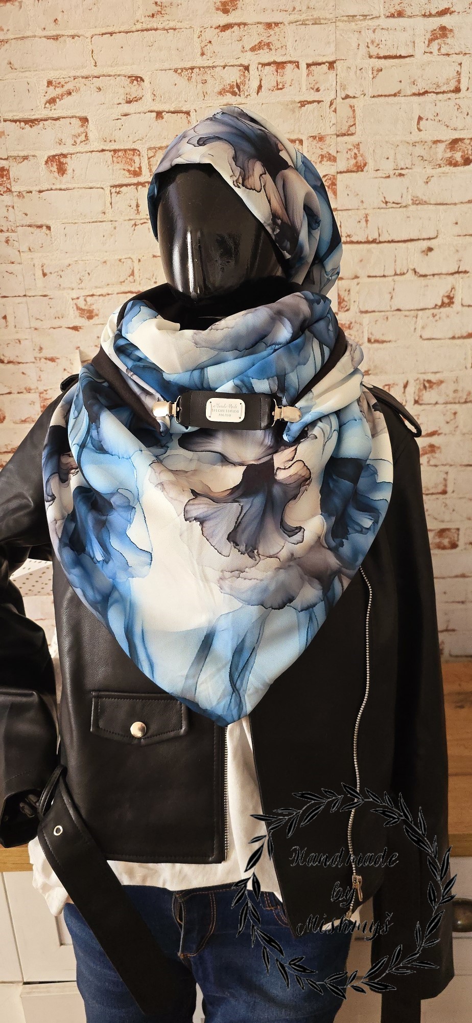 HANDMADE MAXI ŠÁTEK NEBE