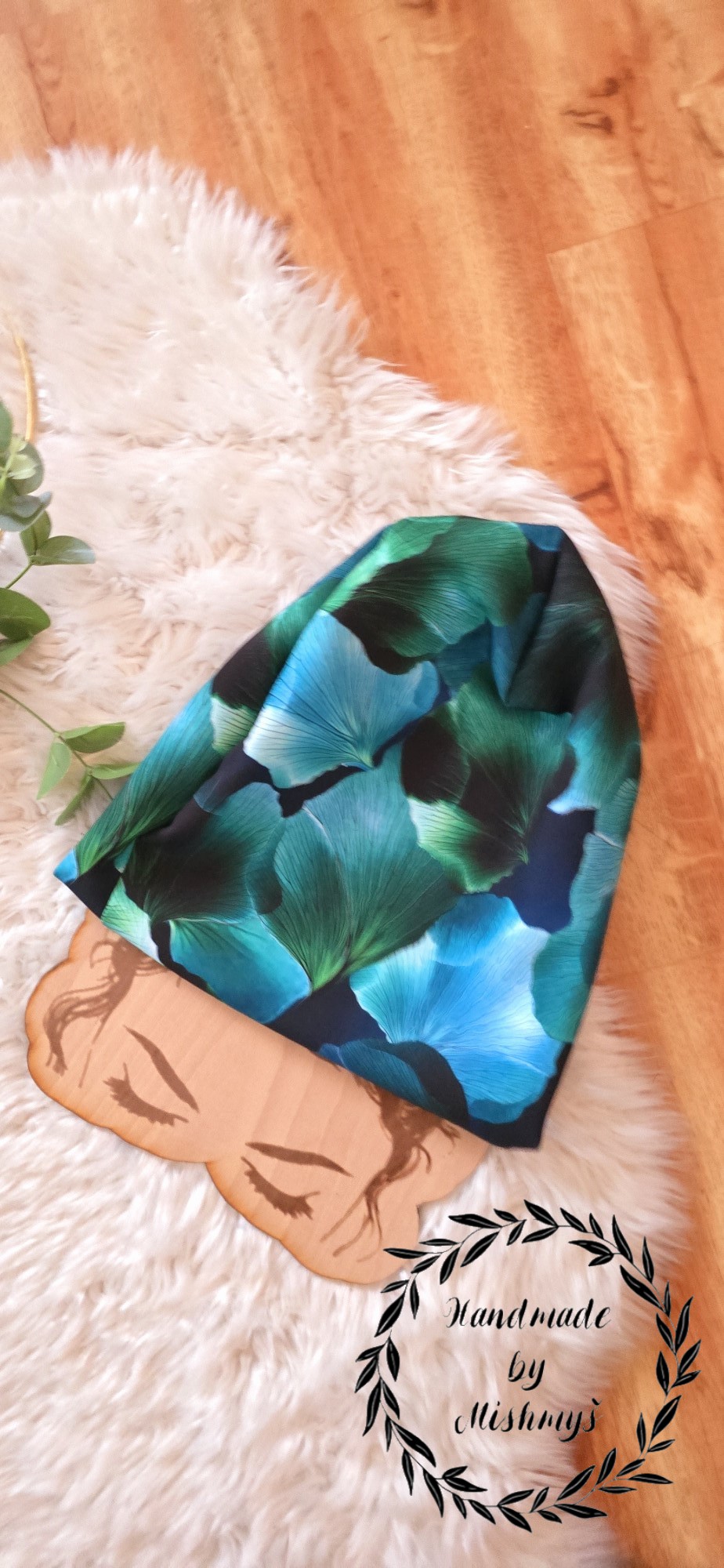 HANDMADE OBOUSTRANNÁ  ČEPICE HOMELESS GINKGO