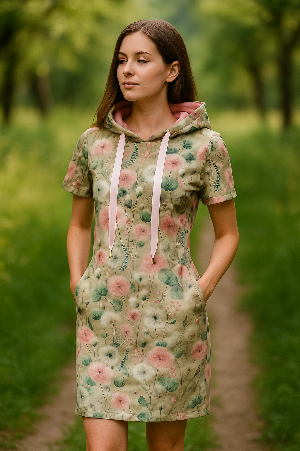 DÁMSKÉ HANDMADE ŠATY CHMÝŘÍ VEL.38-40