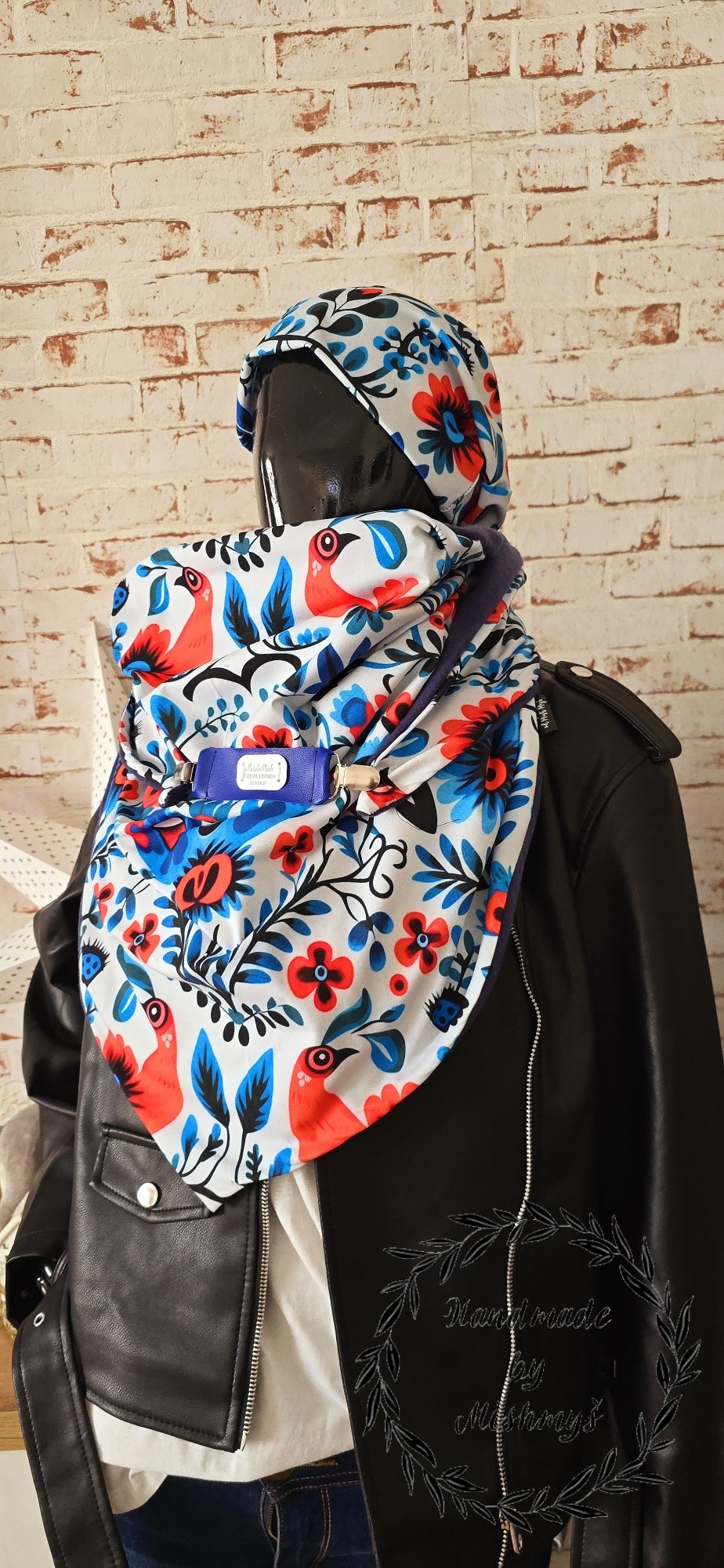 HANDMADE MAXI  ŠÁTEK FOLKLOR
